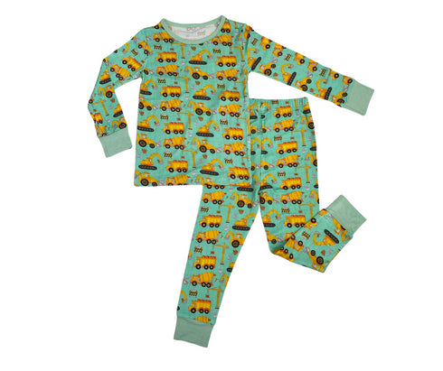 Bunny Builders Long sleeve top/pant Pajama set