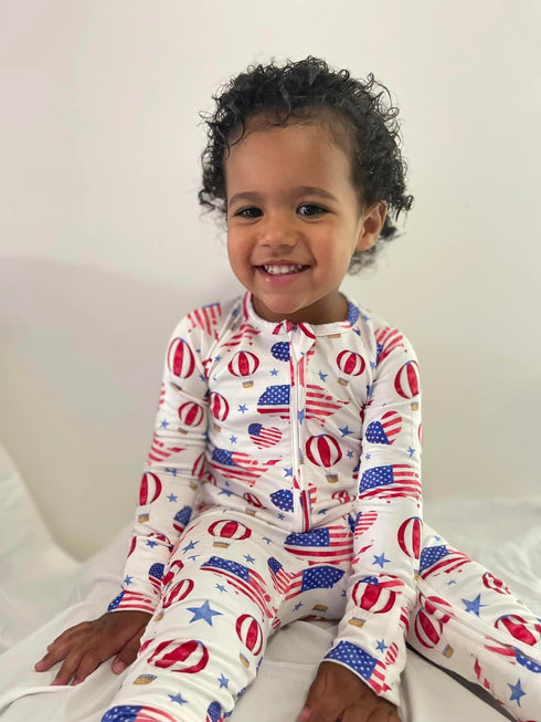 Red, White and Balloons Zippy