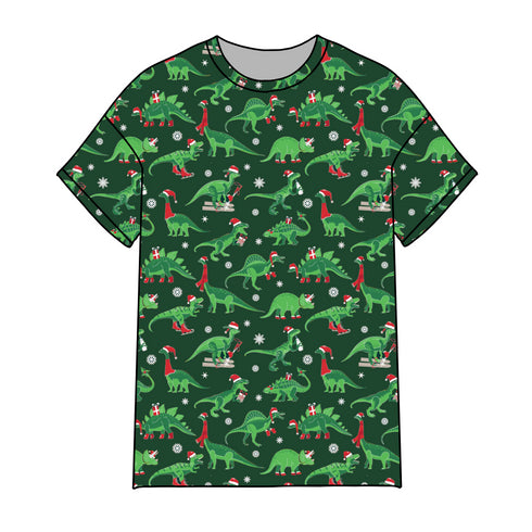 Santa Saurus Men's Top