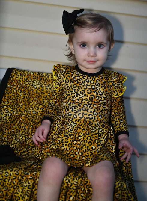 Golden Spot Twirl bodysuit