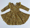 Golden Spot Twirl Dress with pockets
