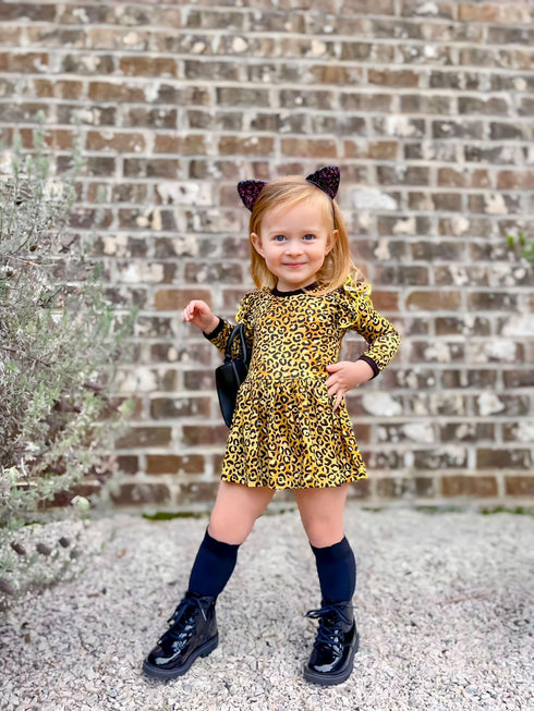 Golden Spot Twirl bodysuit