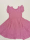 Berry Twirl Dress with pockets