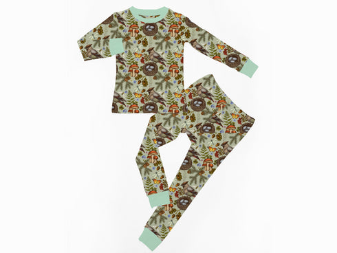 Nature walk 2 piece pajama set