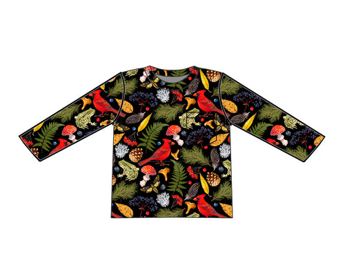 Twilight Whispers Long Sleeve Pocket Tee