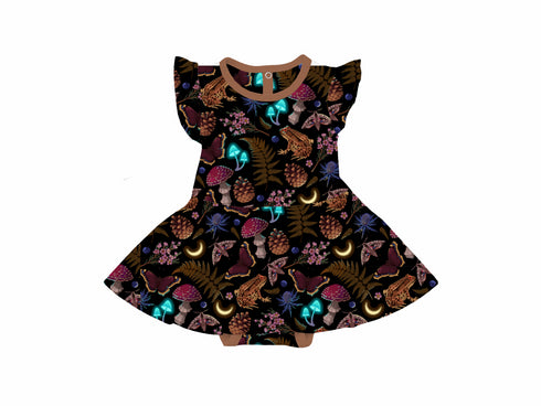 Midnight Magic Twirl bodysuit