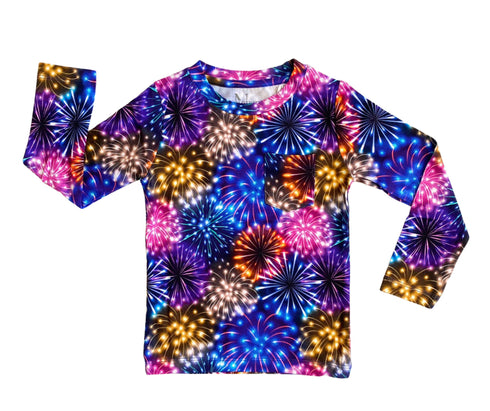 Fireworks Crewneck Pocket Tee