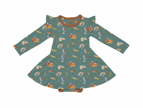 Spellbound Long Sleeve Twirl bodysuit