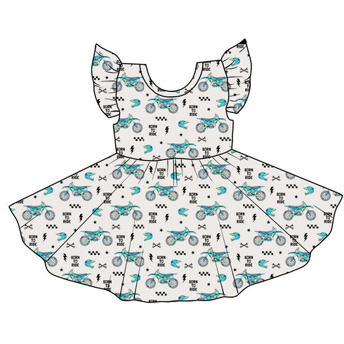 Born To Ride Twirl Dress with pockets