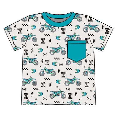 Born To Ride Pocket Tee