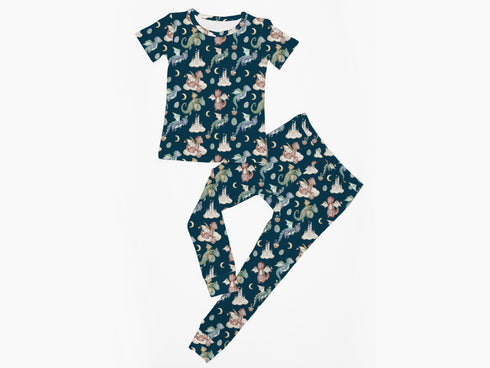 Dragons Eggscape Short sleeve top/pant set