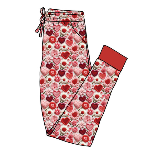 Stitched with Love Women's Pajama Pants(Ankle Cuff)