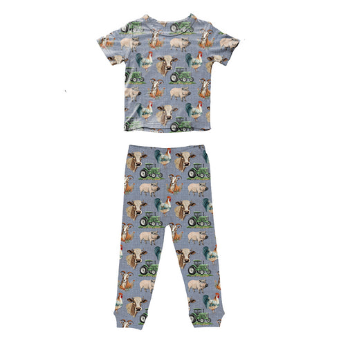Farm Short sleeve top/pant set