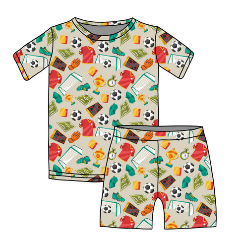 Soccer Spirit Short sleeve top/Shorts set