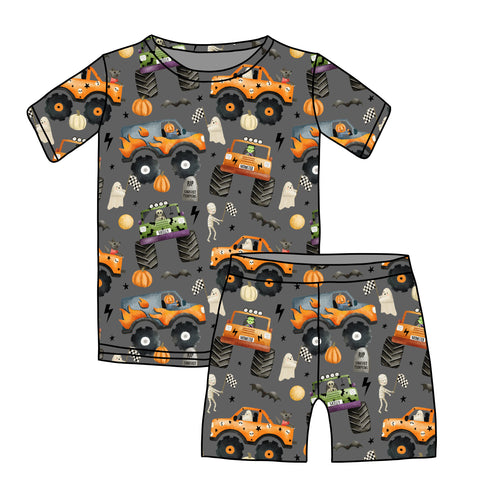 Monster Trucks Short sleeve top/Shorts set