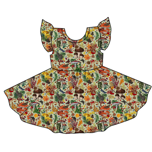 Fungus Amongus Twirl Dress with pockets