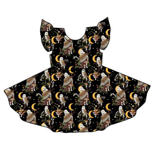 Pre sale Mystic Owl Twirl Dress with pockets