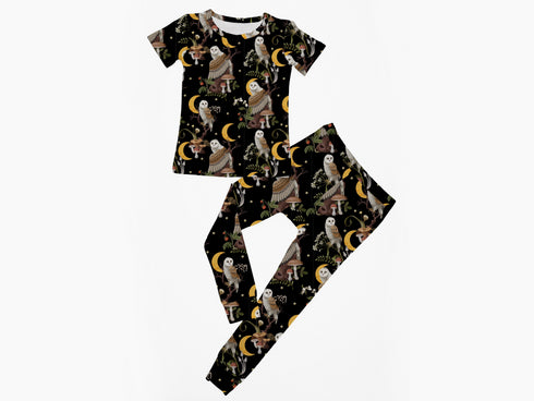Pre sale Mystic Owl Short sleeve top/pant set