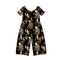 Pre sale Mystic Owl Wide Leg Romper with pockets