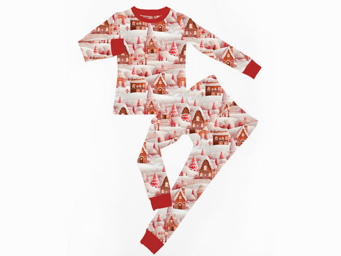 Peppermint Wonderland 2 piece pajama set