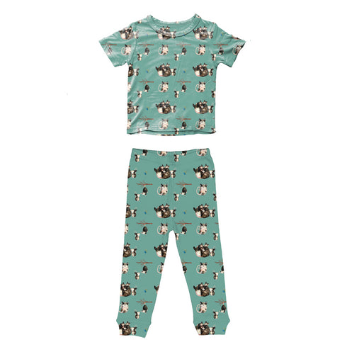 Opossum Fam Short sleeve top/pant set