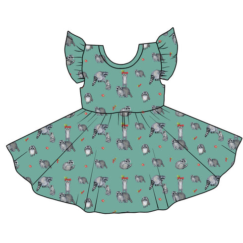 Berry Bandit Twirl Dress with pockets