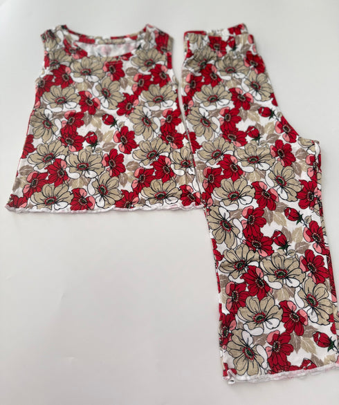 Ellie Lettuce hem pant/top set