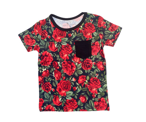 Rose Pocket Tee