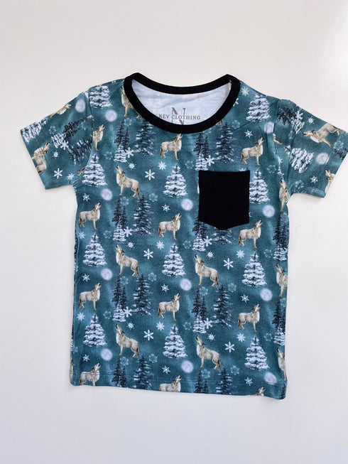 Wolf Weather Pocket Tee