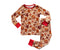 Ginger Bread Men with red trim 2 piece pajama set