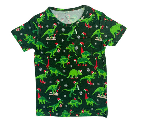 Santa Saurus Pocket Tee