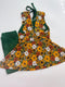 Golden Meadow Scallop Back Tunic top/short Set