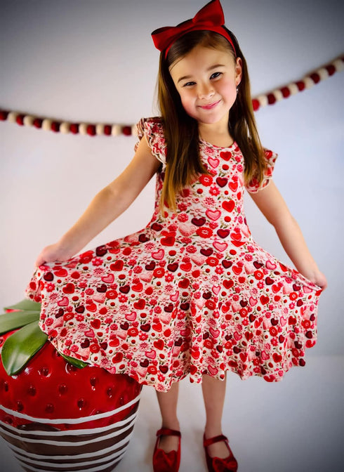 Stitched with Love Twirl Dress with pockets