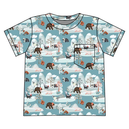 Winter Woodland Pocket Tee