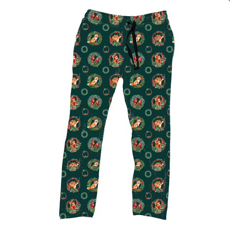 Woodland Holiday Men's Pajama Pants(No ankle cuff)
