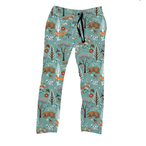 Yule Woodland Men's Pajama Pants(Straight leg)