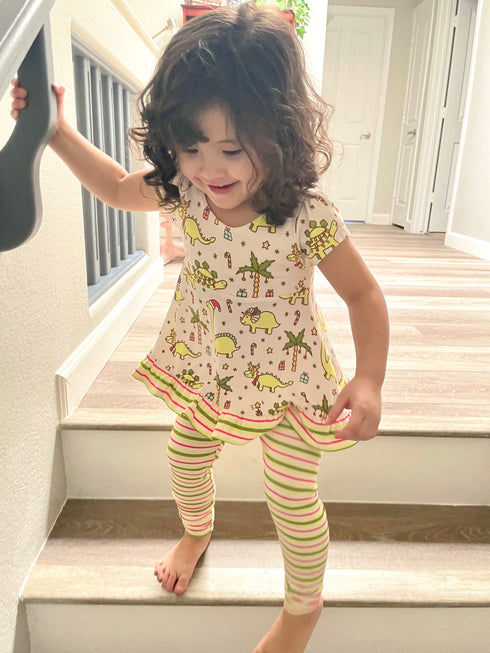 Dino Tropics Peplum set