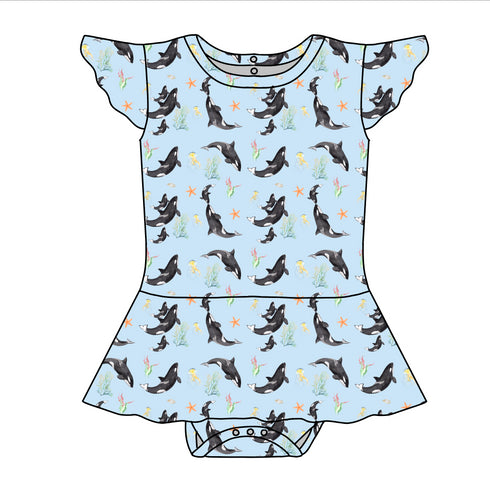 Orca fam Twirl bodysuit