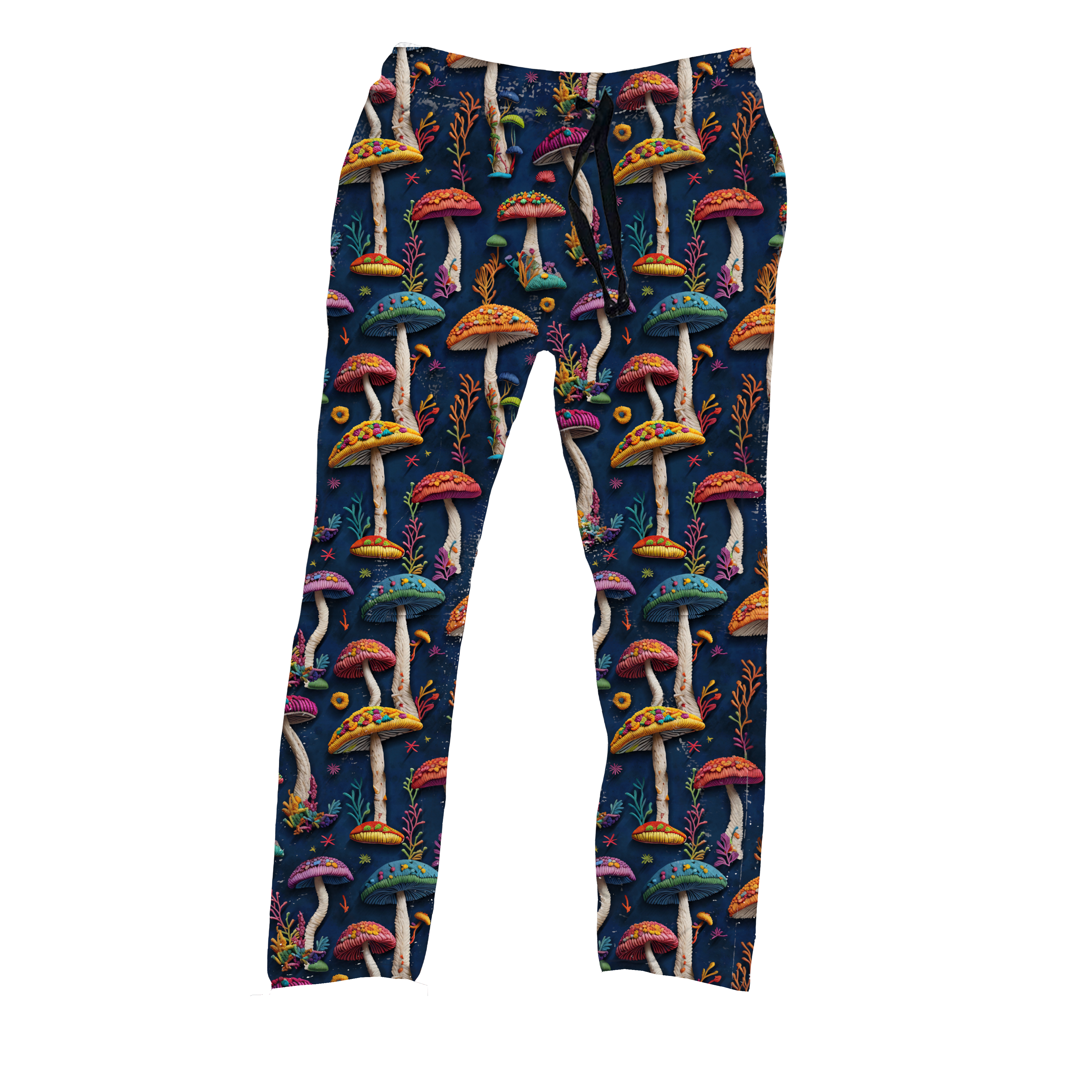 Magic Mushroom Men s Pajama Pants No ankle cuff